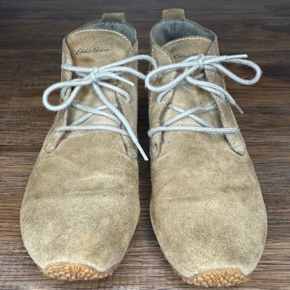Eddie Bauer size 7 transition Chukka ankle boot suede lace up walking shoe - Picture 11 of 11
